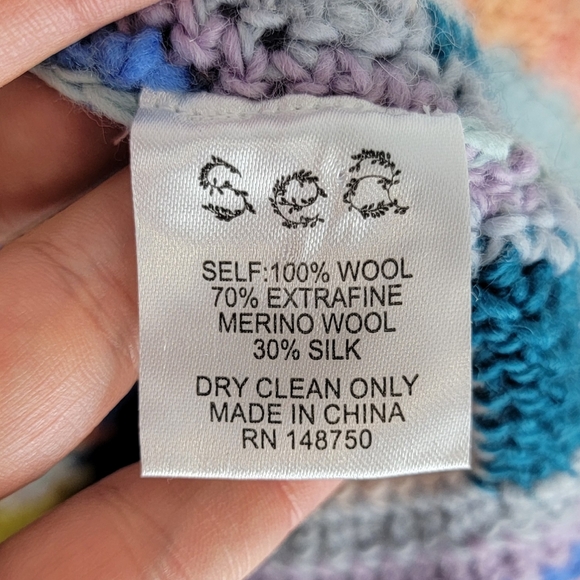 NWT Sea New York Karli Crochet Midi Dress Rainbow XS - Picture 15 of 17